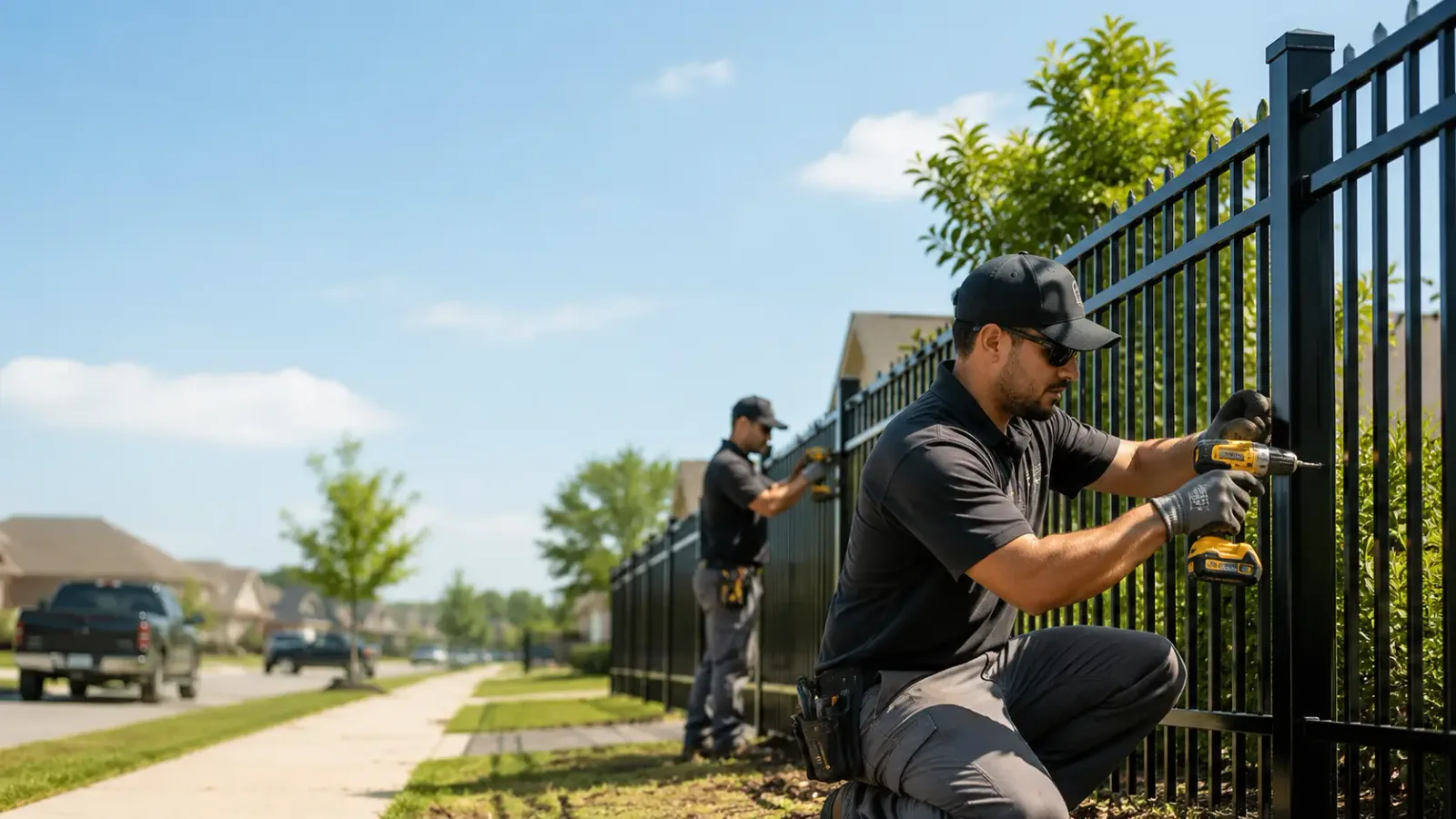 Metal Fence Installation in Tamaroa, IL
